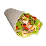 Halloumi im Fladenbrot